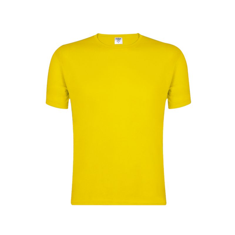 CAMISETA BASIC 150 ADULTO — AMARILLO