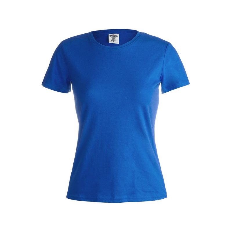CAMISETA BASIC 150 MUJER — AZUL