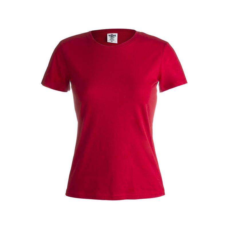 CAMISETA BASIC 150 MUJER — ROJO