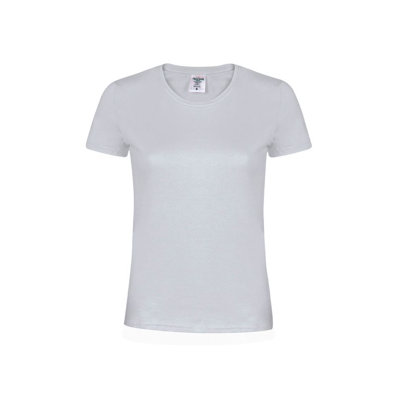 CAMISETA PREMIUM 180 MUJER — GRIS
