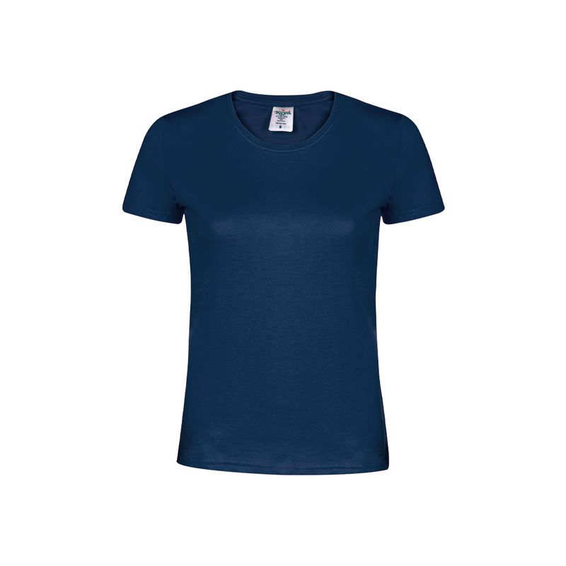 CAMISETA PREMIUM 180 MUJER — MARINO
