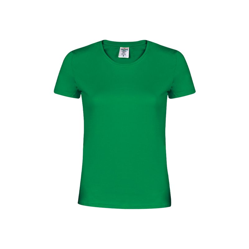 CAMISETA PREMIUM 180 MUJER — VERDE