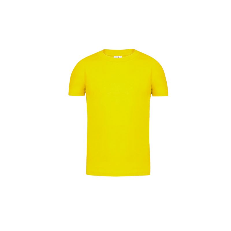 CAMISETA BASIC 150 NIÑO — AMARILLO