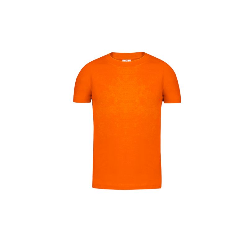 CAMISETA BASIC 150 NIÑO — NARANJA