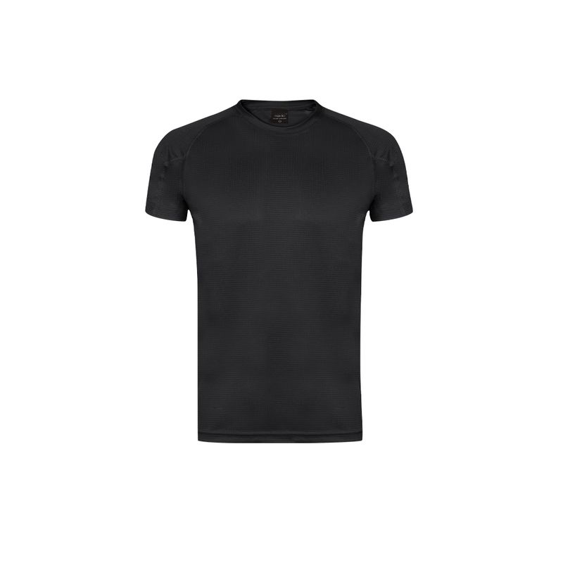 CAMISETA TECNICA NIÑO — NEGRO