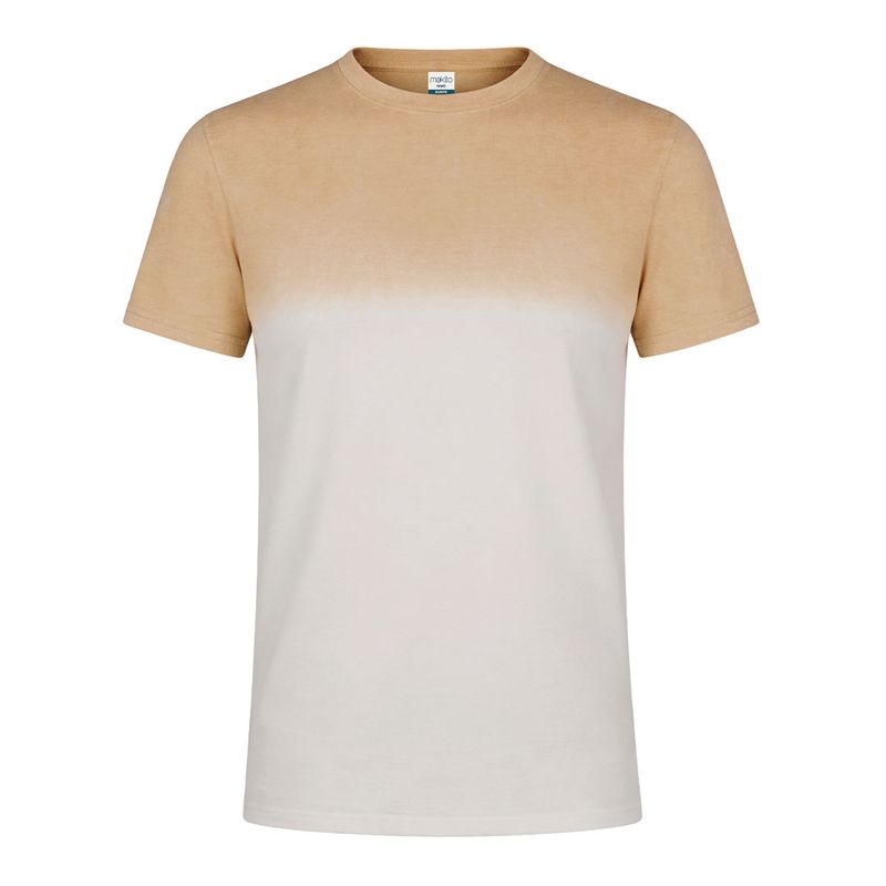 CAMISETA DUO TONO — MARRON