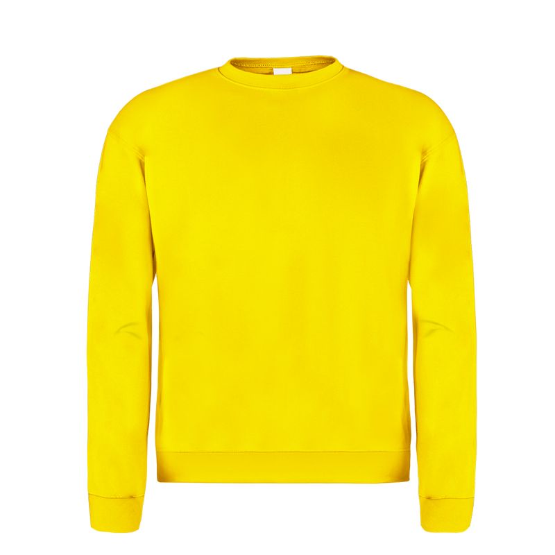 SUDADERA BASIC ADULTO — AMARILLO