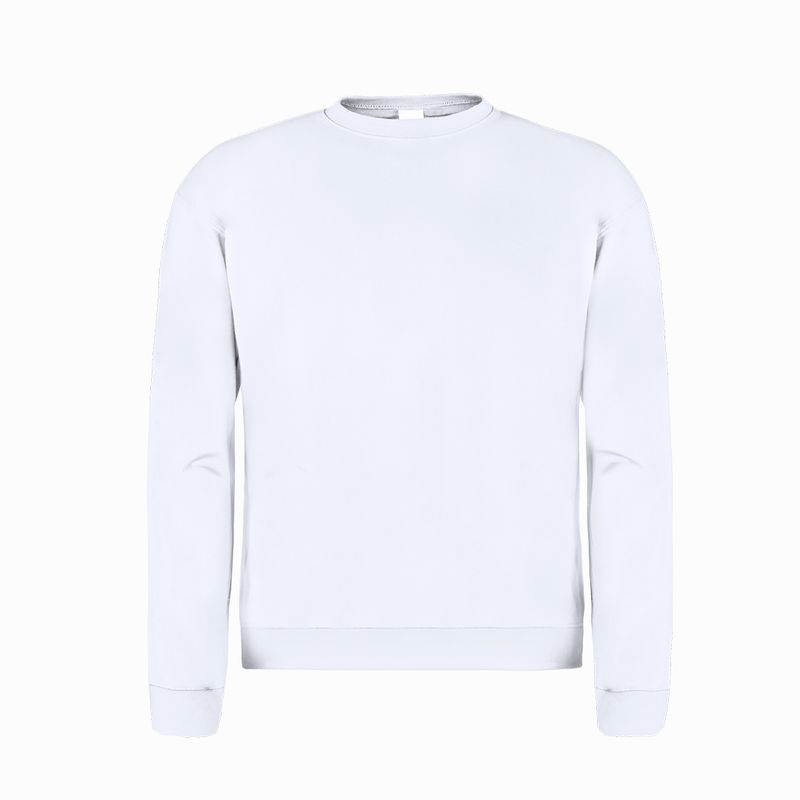 SUDADERA BASIC ADULTO — BLANCO
