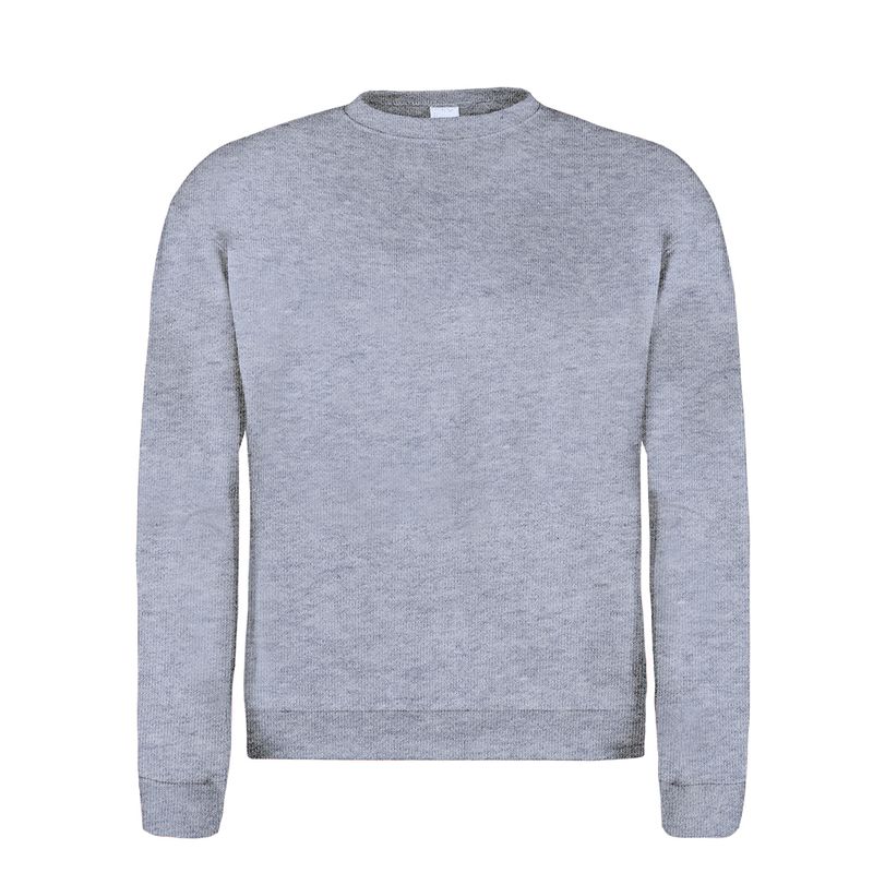 SUDADERA BASIC ADULTO — GRIS