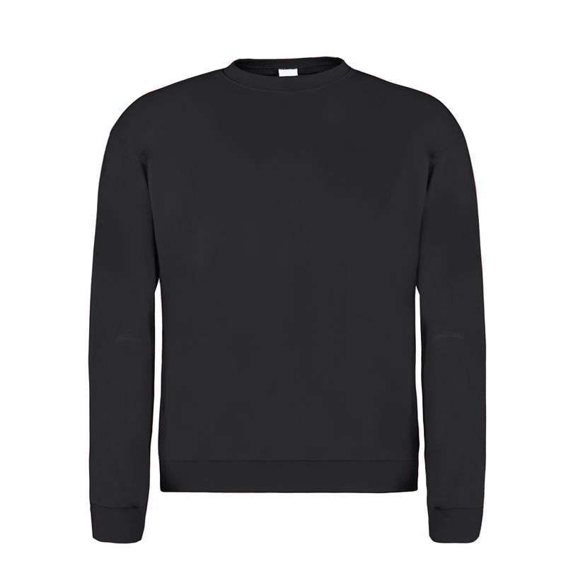SUDADERA BASIC ADULTO — NEGRO