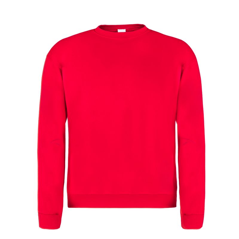 SUDADERA BASIC ADULTO — ROJO