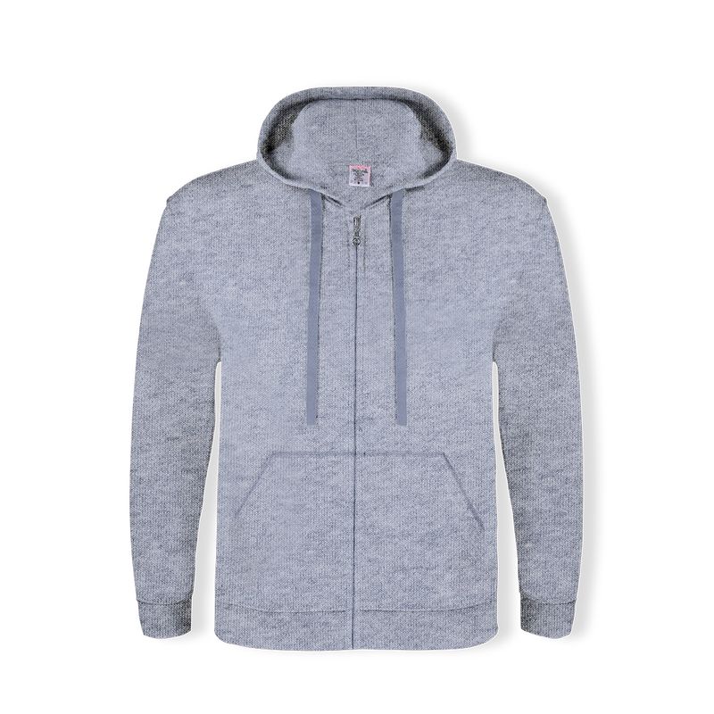SUD CAPUCHA CIERRE BASIC ADULTO — GRIS