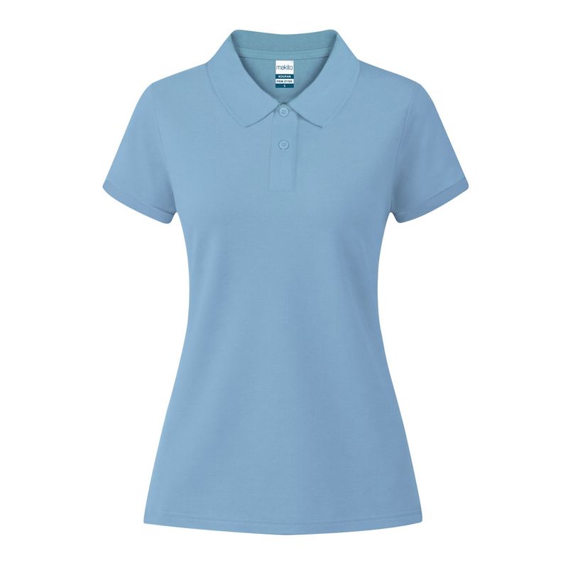 POLO PREMIUM 220 MUJER — AZUL CLARO