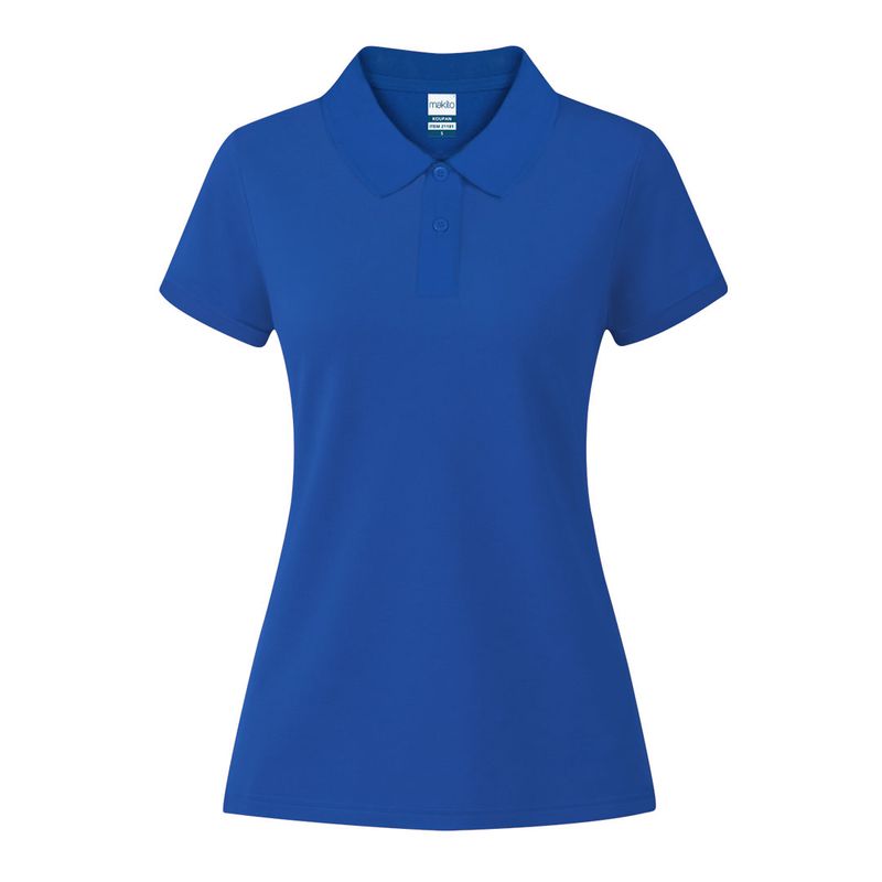 POLO PREMIUM 220 MUJER — AZUL