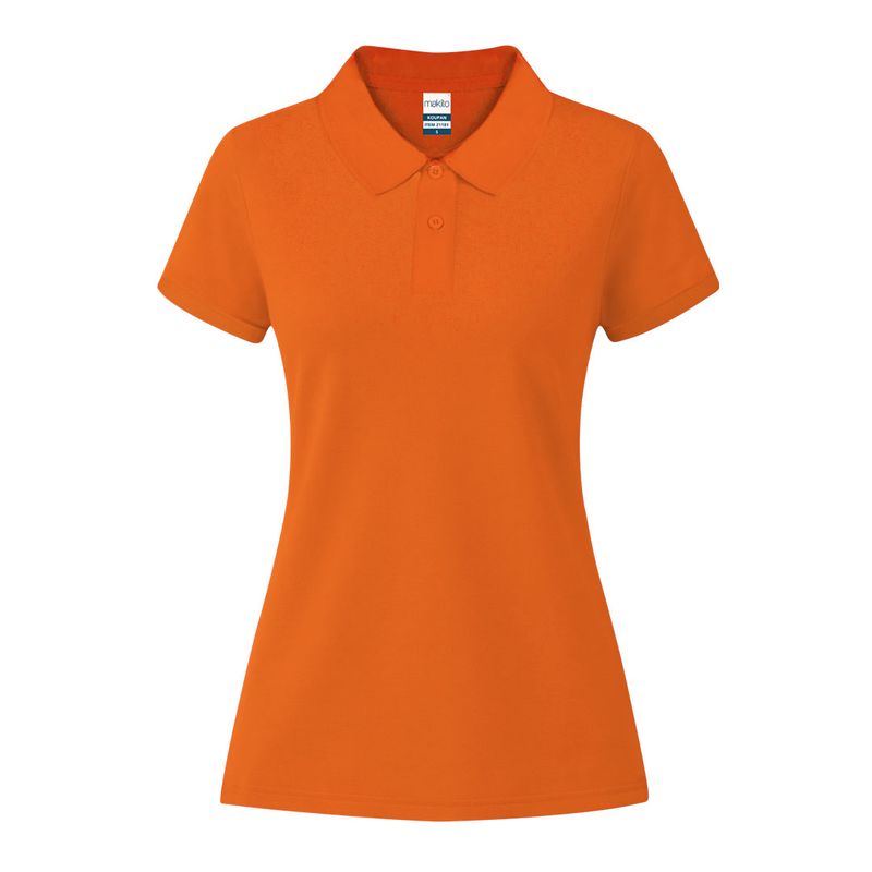 POLO PREMIUM 220 MUJER — NARANJA
