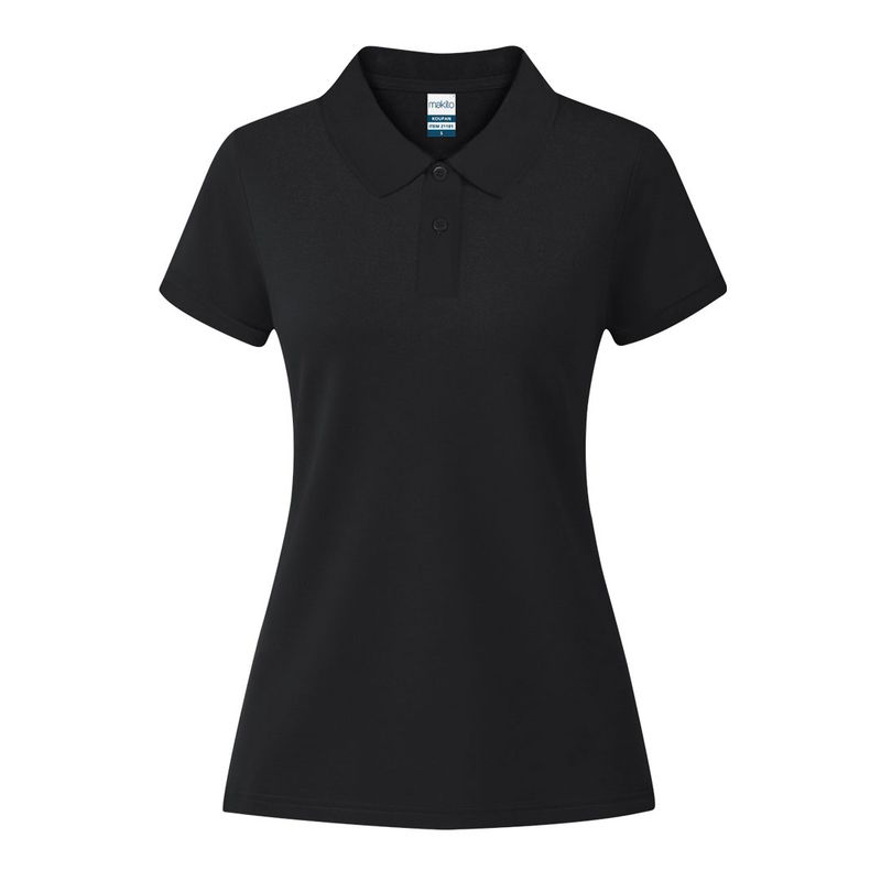 POLO PREMIUM 220 MUJER — NEGRO