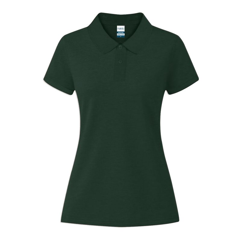 POLO PREMIUM 220 MUJER — VERDE BOTELLA