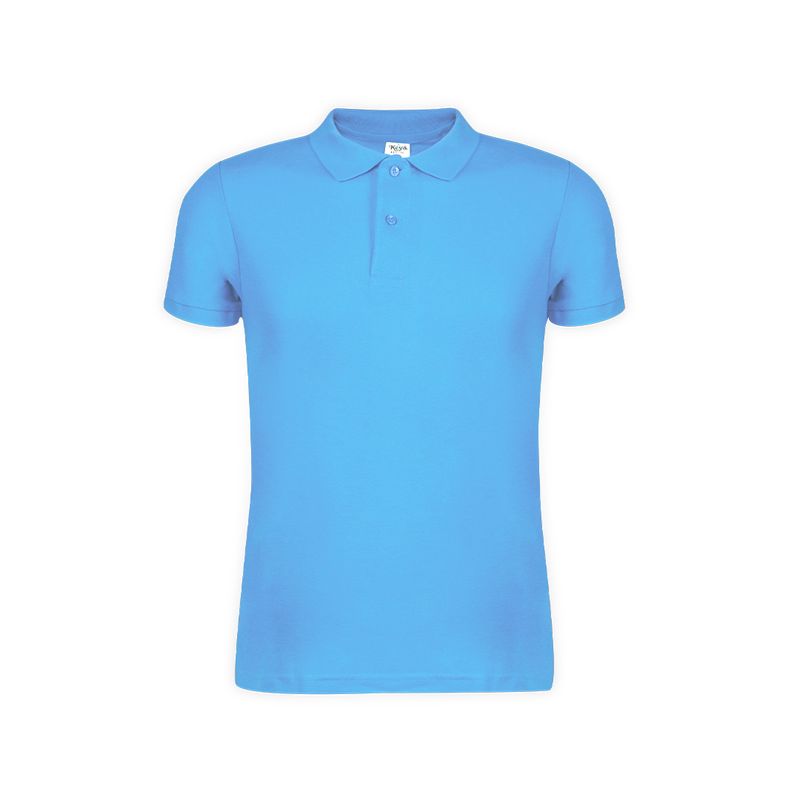 POLO BASIC 180 ADULTO — AZUL CLARO