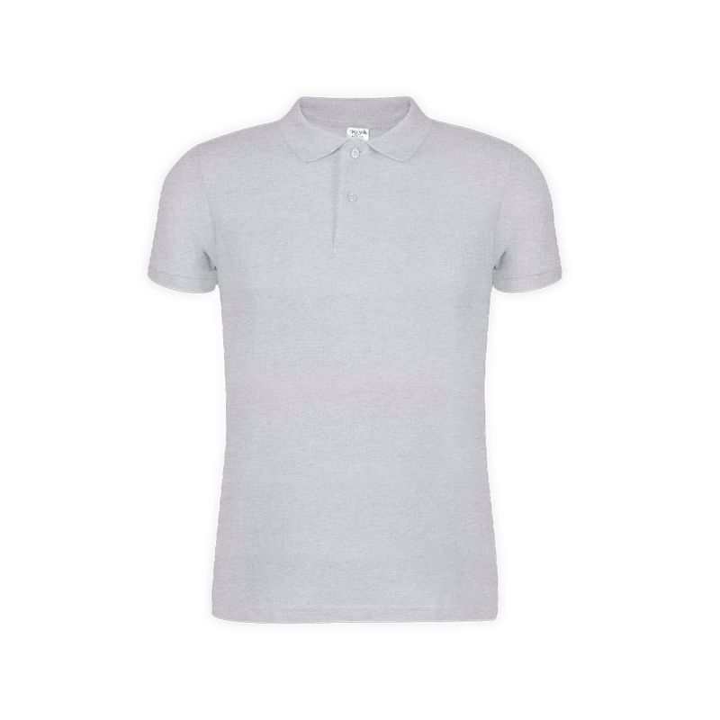 POLO BASIC 180 ADULTO — GRIS