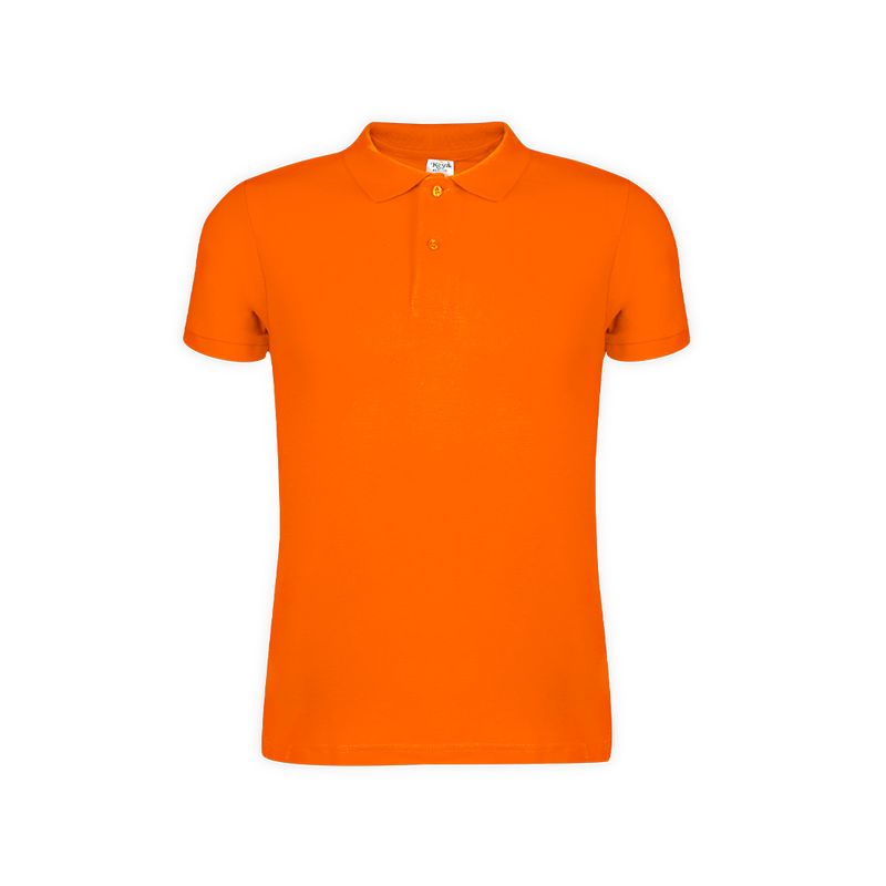 POLO BASIC 180 ADULTO — NARANJA
