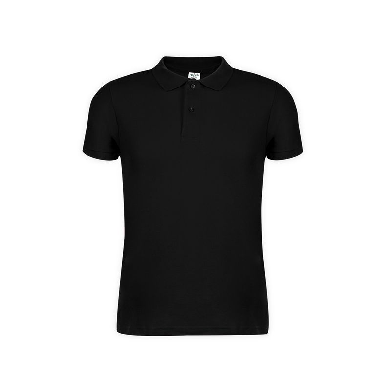 POLO BASIC 180 ADULTO — NEGRO