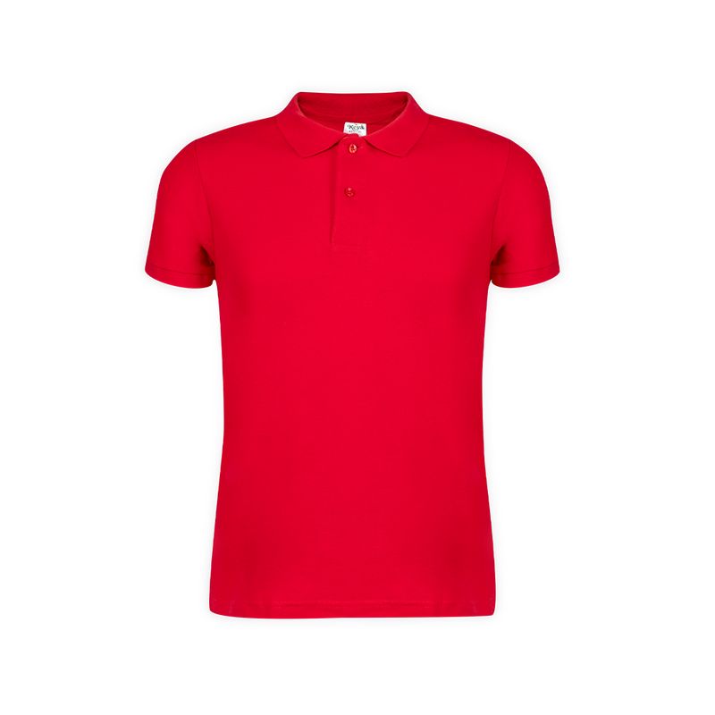 POLO BASIC 180 ADULTO — ROJO