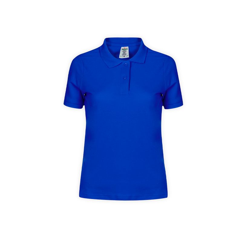 POLO BASIC 180 MUJER — AZUL