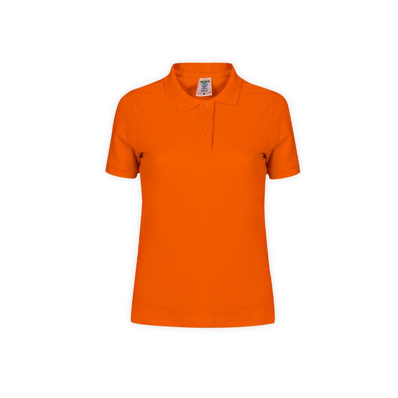 POLO BASIC 180 MUJER — NARANJA