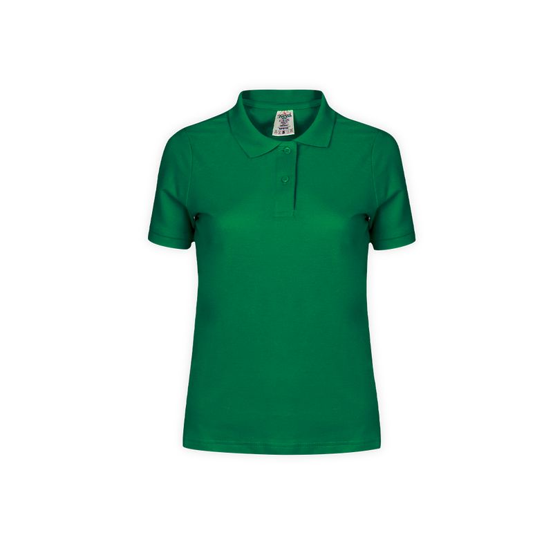 POLO BASIC 180 MUJER — VERDE