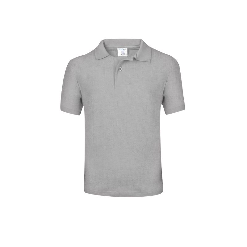 POLO BASIC 180 NIÑO — GRIS