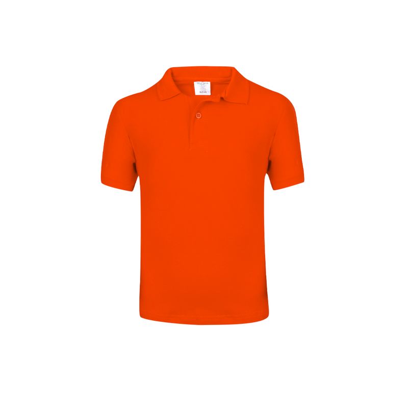 POLO BASIC 180 NIÑO — NARANJA