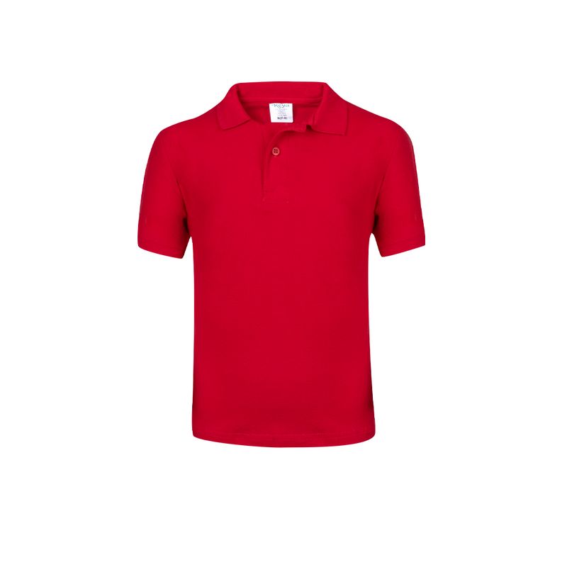 POLO BASIC 180 NIÑO — ROJO