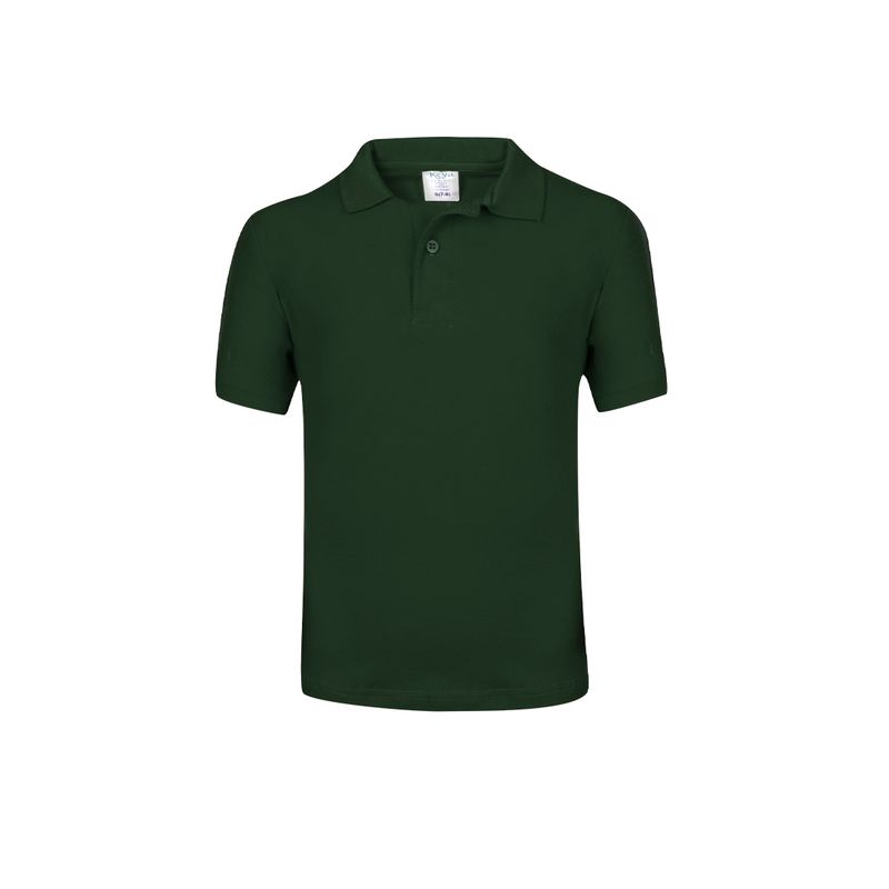 POLO BASIC 180 NIÑO — VERDE BOTELLA