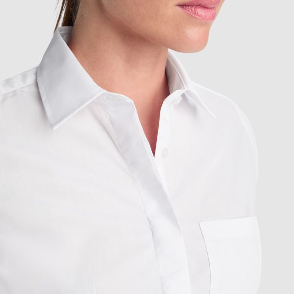 Camisa Bolsillo Frontal Mujer Sofia M. Larga