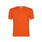 CAMISETA BASIC 150 ADULTO — NARANJA