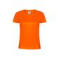 CAMISETA PREMIUM 180 MUJER — NARANJA